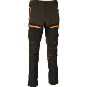 Κυνηγετικό Παντελόνι Ελαστικό 4-way stretch Cofra Kreien clay brown/black/orange