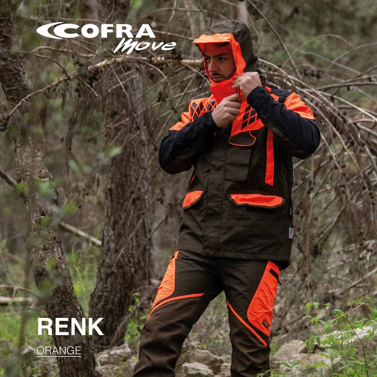 Κυνηγετικό Μπουφάν Cofra Renk clay brown/orange - Image 6