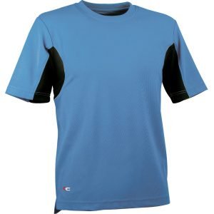 Μπλουζάκι CoolDRY Cofra Caribbean light blue/black