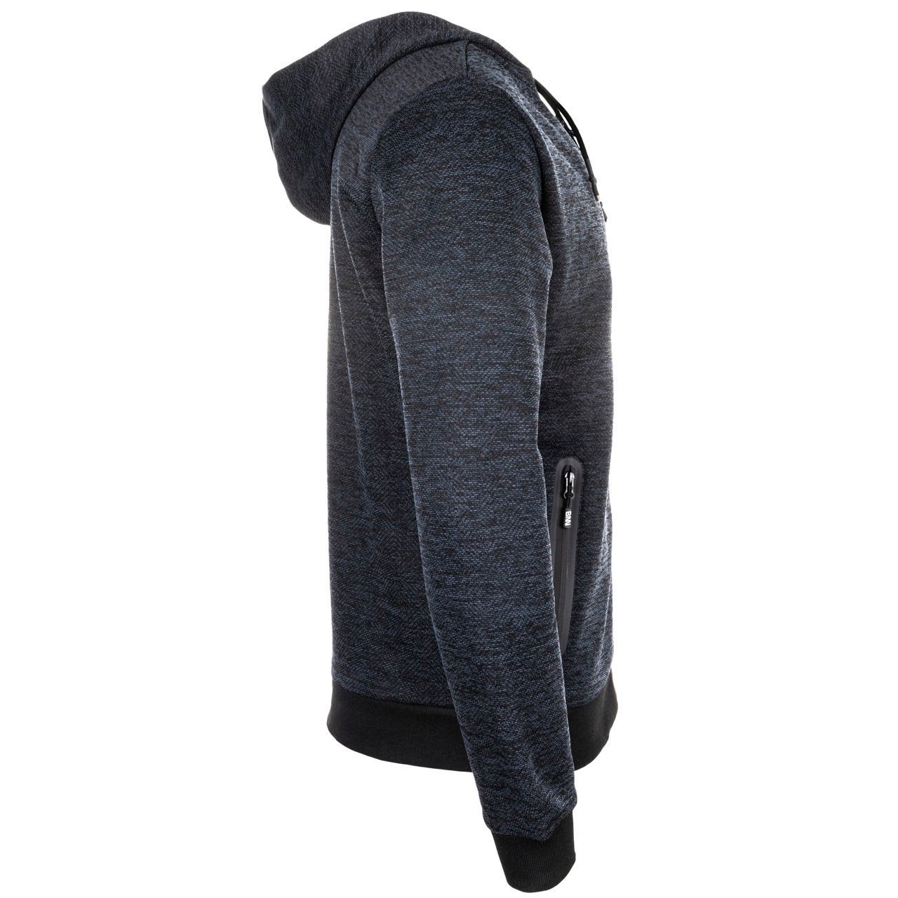 Ζακέτα ελευθέρου χρόνου με κουκούλα Bennon Olympos blue/grey - Image 3