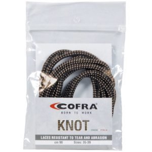 Κορδόνια παπουτσιών Cofra black-brown 130εκ.