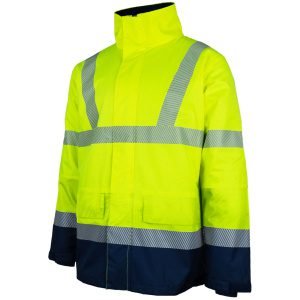 Αδιάβροχο Ανακλαστικό Μπουφάν Lacuna Atria yellow/navy