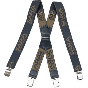 Ελαστικές Τιράντες Εργασίας Sara Workwear brown/charcoal