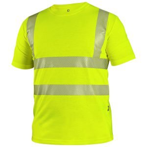 Μπλουζάκι Εργασίας Ανακλαστικό CXS Bangor yellow
